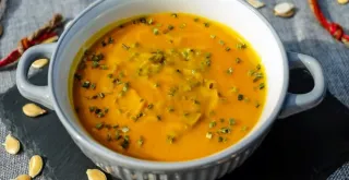 Recipe of Halloween puree.