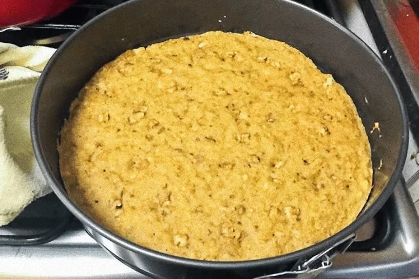 Receta de Queque de avena plátano y nuez sin azúcar