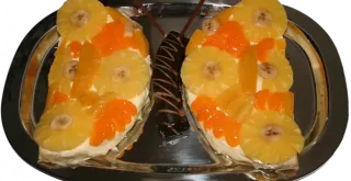 Recipe of Pineapple cake with caramel