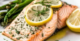 Recipe of Baked Lemon Herb Salmon