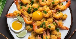 Recipe of Salted Egg Yolk Prawns