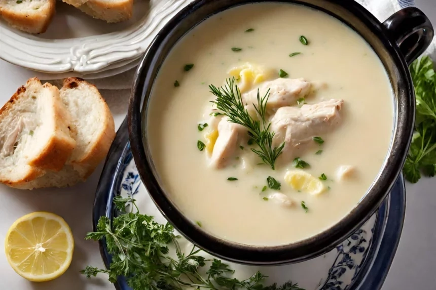 Receta de Sopa Avgolemono