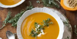 Receta de Sopa de Calabaza Moscada