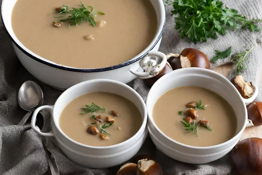 Receta de Sopa de Castañas