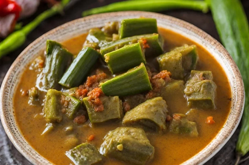 Receta de Sopa de Okra