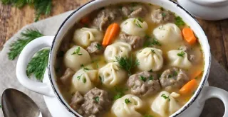 Recipe of Pelmeni Soup