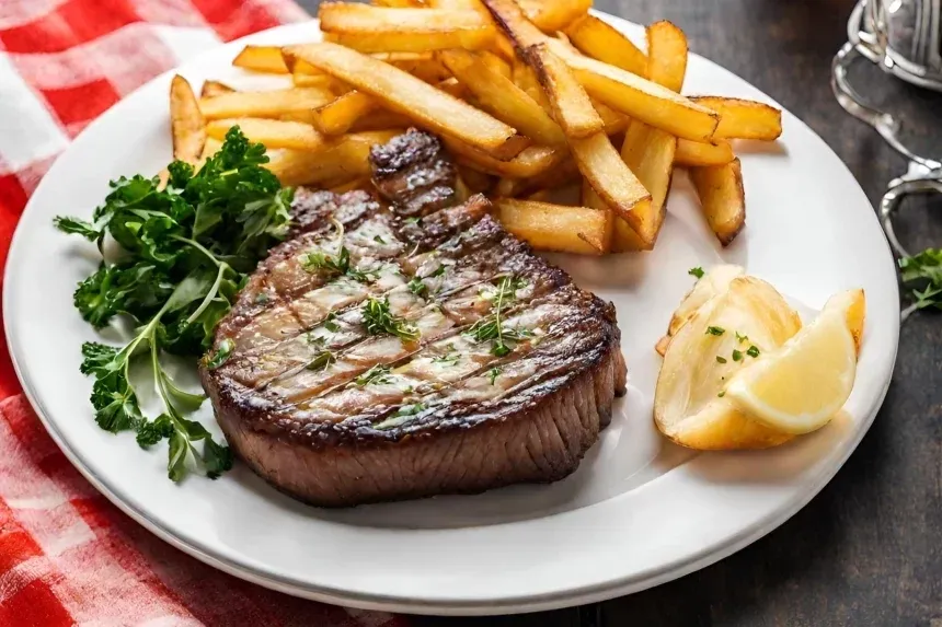 Receta de Steak Frites