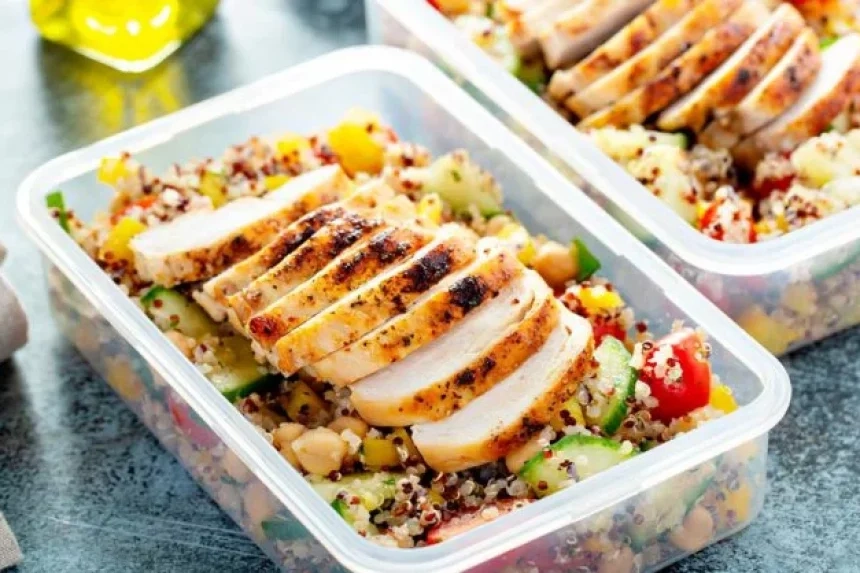 Recipe of Quinoa tabbouleh with chicken breast