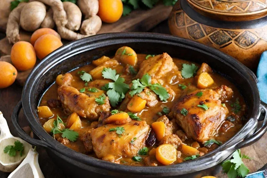 Recipe of Chicken Tagine with Apricots