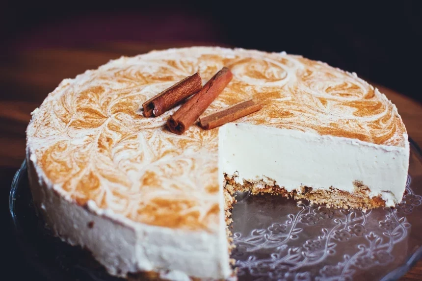 Receta de Tarta de crema de coco y manzana en monsier cuisine.