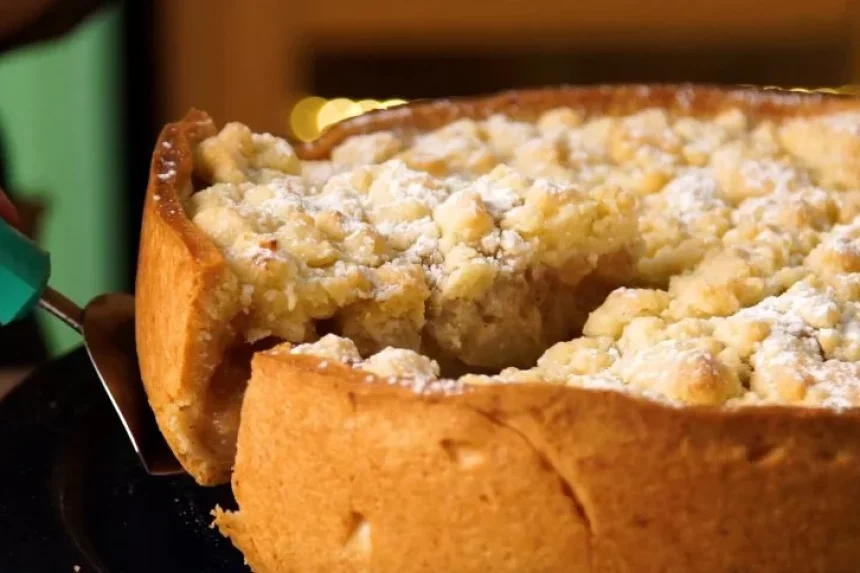 Receta de Tarta de manzana con streusel