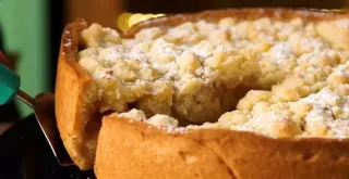 Recipe of Apple pie with streusel