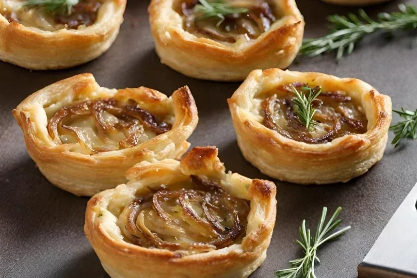 Recipe of Caramelized Onion and Gruyère Tartlets