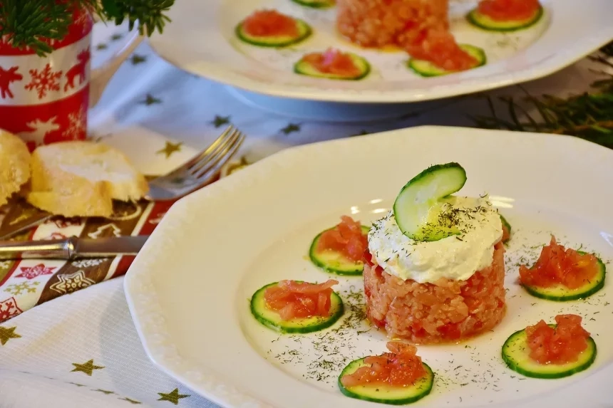 Receta de Tartar de salmón