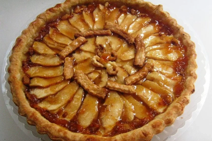 Receta de Torta de manzana con caramelo