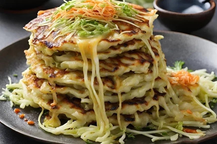 Receta de Tortitas de Col (Okonomiyaki)