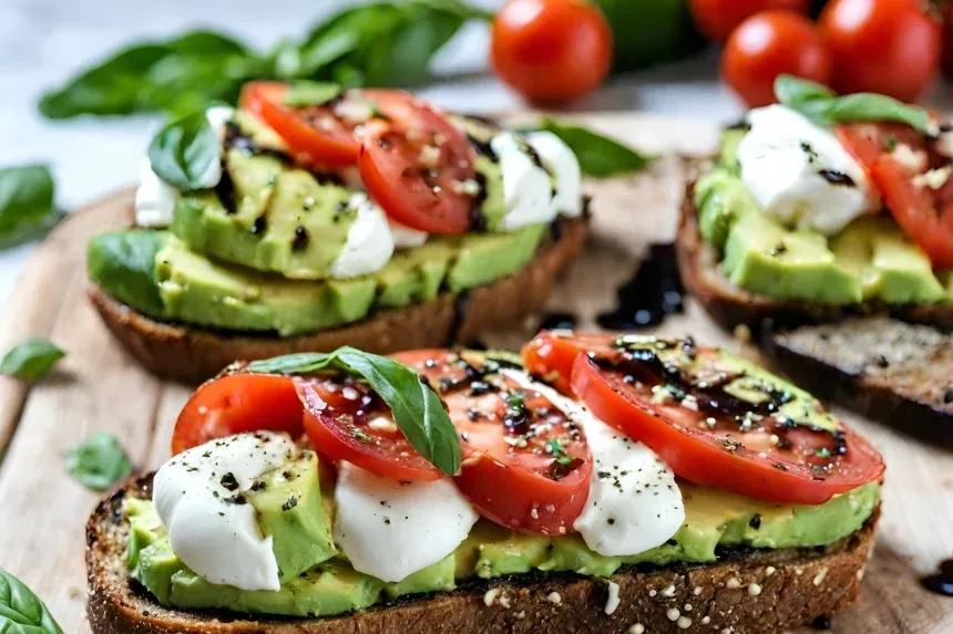 Recipe of Caprese Avocado Toast