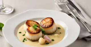 Recipe of Seared Scallops Beurre Blanc