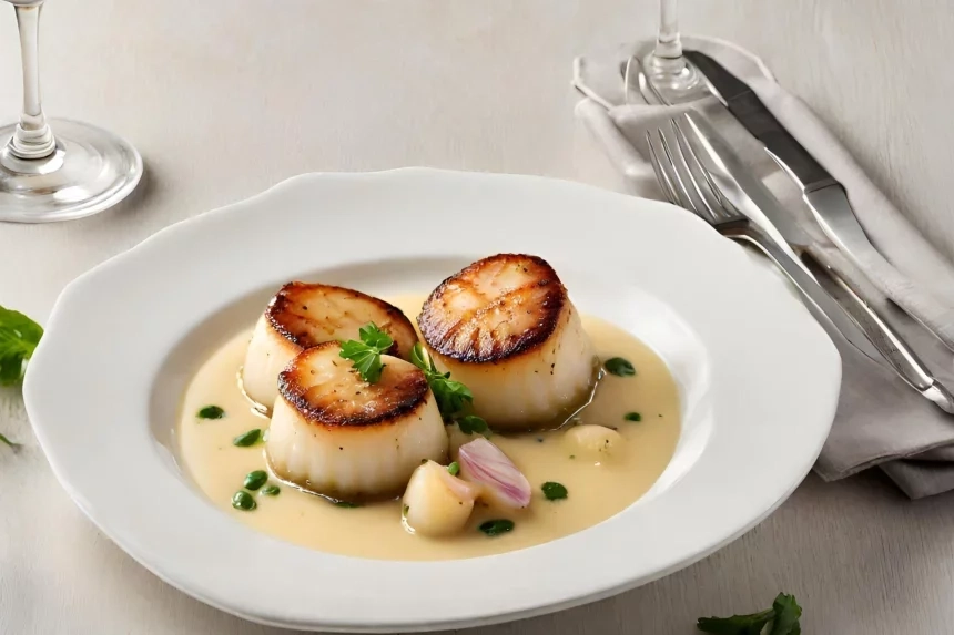 Recipe of Seared Scallops Beurre Blanc