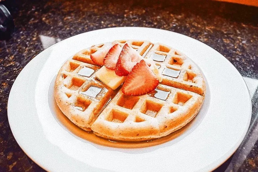 Receta de Waffles mezcla simple