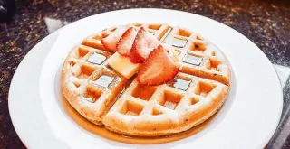 Receta de Waffles mezcla simple