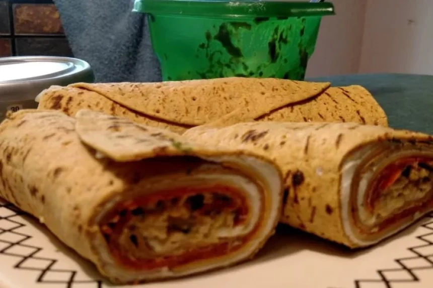 Receta de Wrap de espinaca